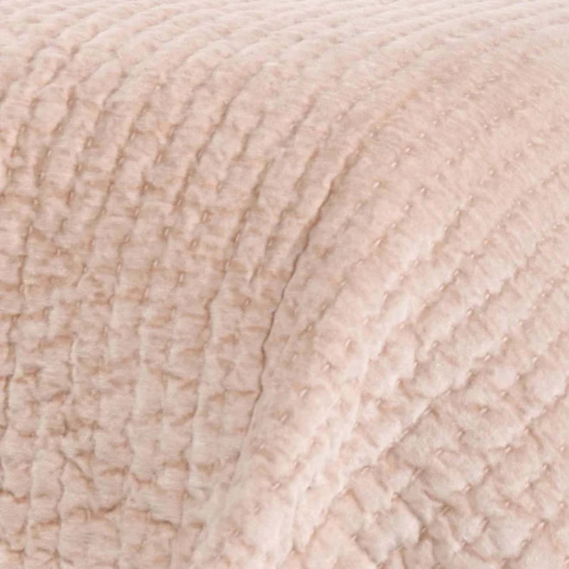 Velvet Quilt, Queen Quilt, Pink