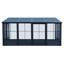 Gazebo Penguin Florence Solarium mural 2,4 m x 4,9 m Toit en métal - Noir-108608078-91327404