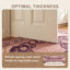 Tapis traditionnel persan à médaillon, motif or, rose, gris et ivoire, lavable à la machine, antidérapant, à poils courts, idéal pour l'intérieur et l'extérieur, adapté aux animaux domestiques, pour salon, chambre, salle à manger, entrée, couloir, bureau.-1319769958