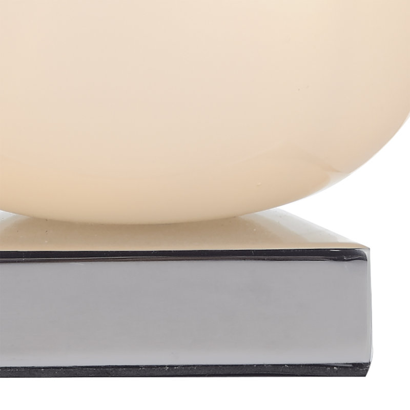 Scholl Metal Novelty Lamp, White