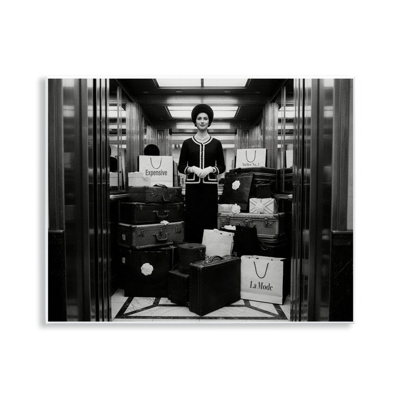 Plaque murale chic «Elevator Chic», par A Barefoot Stylist