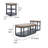 Leani 3 - Piece Living Room Table Set