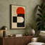 Modernist Geometry Geometric - Wrapped Canvas-131764702-131764705