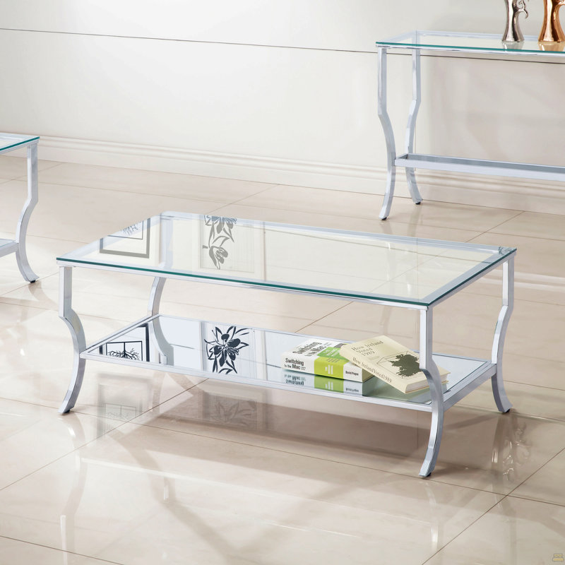 Seroff Chrome Coffee Table