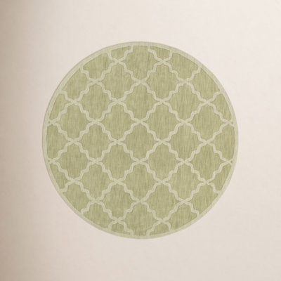 Romina Handmade Wool Olive Rug