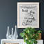 "Bathroom Rules" - Art textuel sur toile-61354185-61354189
