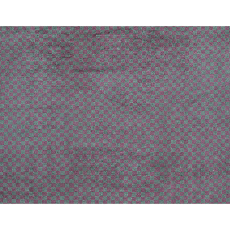 Tibetan Wool Checkered Area Rug