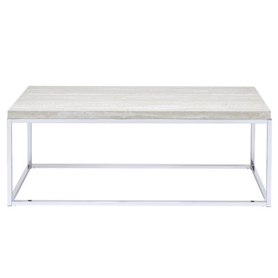 Table basse à base ouverte