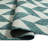 NICOLE MILLER NEW YORK Patio Country Calla Herringbone Indoor/Outdoor Area Rug, Green/Cream-67637901