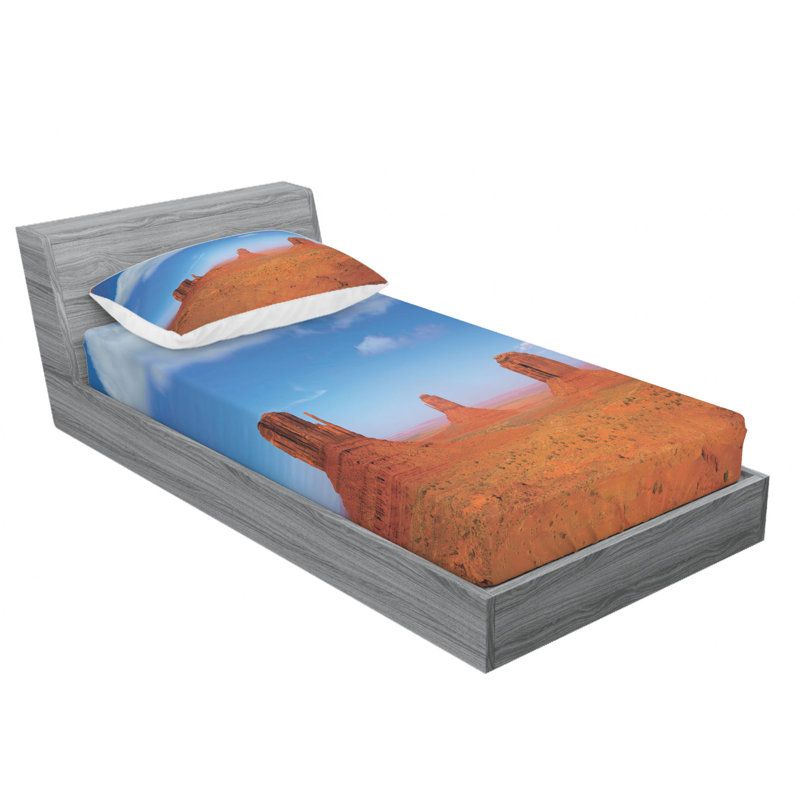 Microfiber Sheet Set, Twin Sheet Set + Fitted Sheet + 1 Pillowcase
