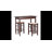 Tenney 2 - Person Four Leg Dining Set