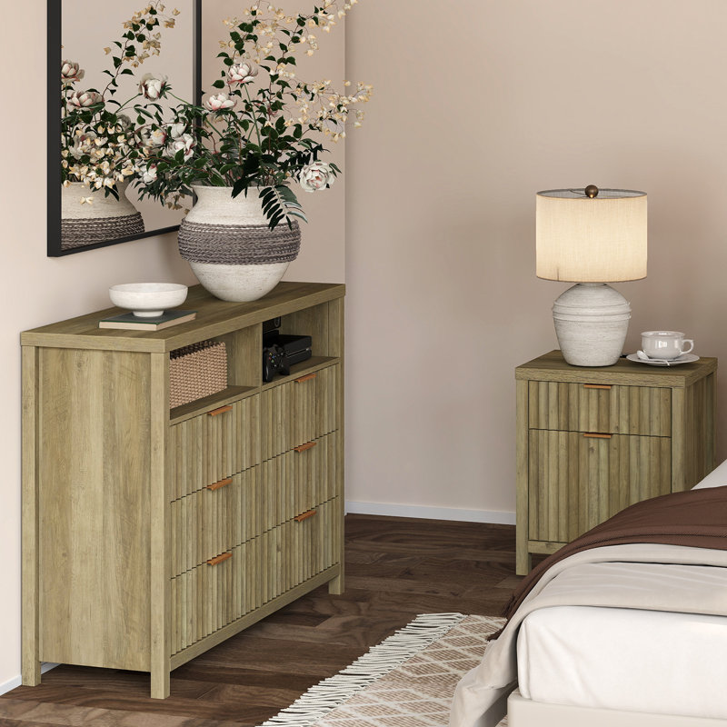 Arrilla 3-Piece Bedroom Set, Sand Oak