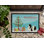Morkie #3 arbre de noël 27 po x 18 po tapis de porte extérieur antidérapant Wigmore