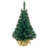 18cm Faux Pine Tree in Wicker/Rattan Freestanding