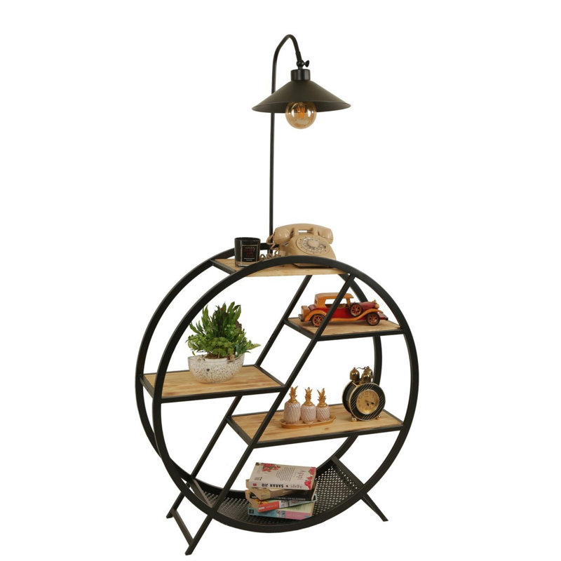 Lampe sur pied Luro Elegant Couleur kaki avec peinture électrostatique séchée au four | Douille E27, 60 W maximum | Parfait pour le salon, la chambre à coucher et le coin lecture