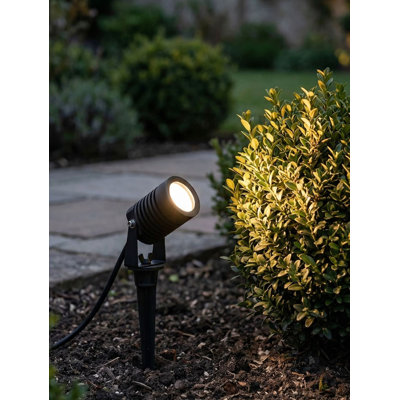 Matte Black Integrated LED Metal Spotlight
