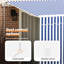 Brayden Studio 350cm W x 200cm D Fabric Cover Retractable Door / Window Awning-1963251798