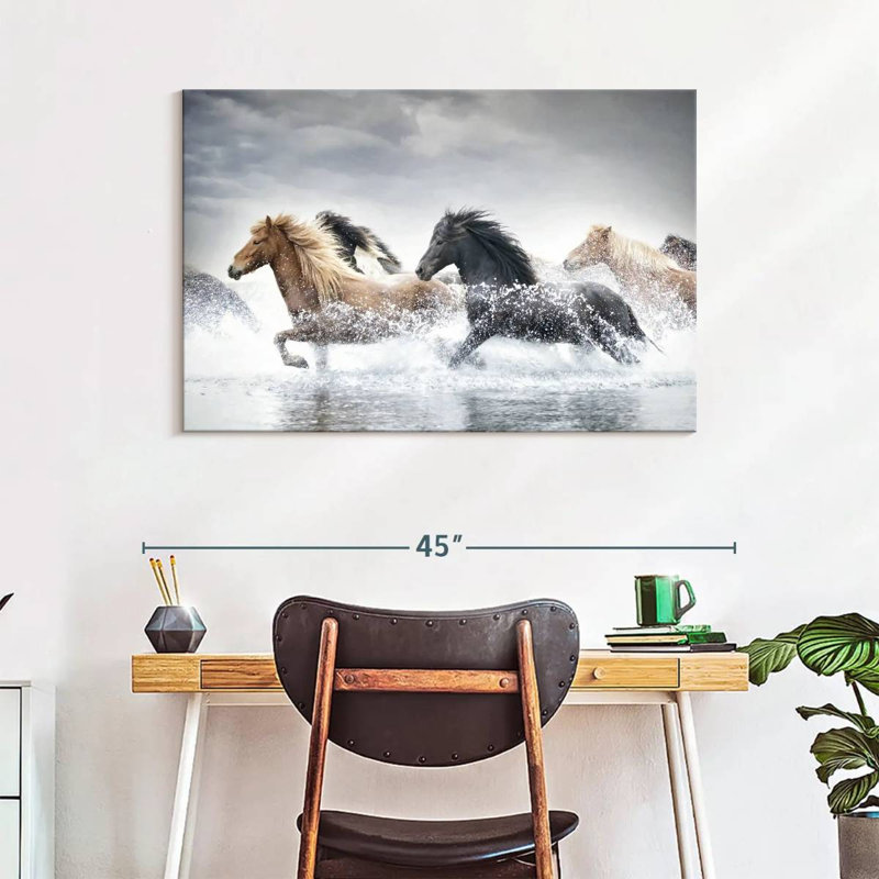 Brampt Horse Run III, 26" H x 39" W