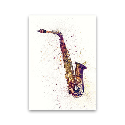 Saxophone by Michael Tompsett - Print
