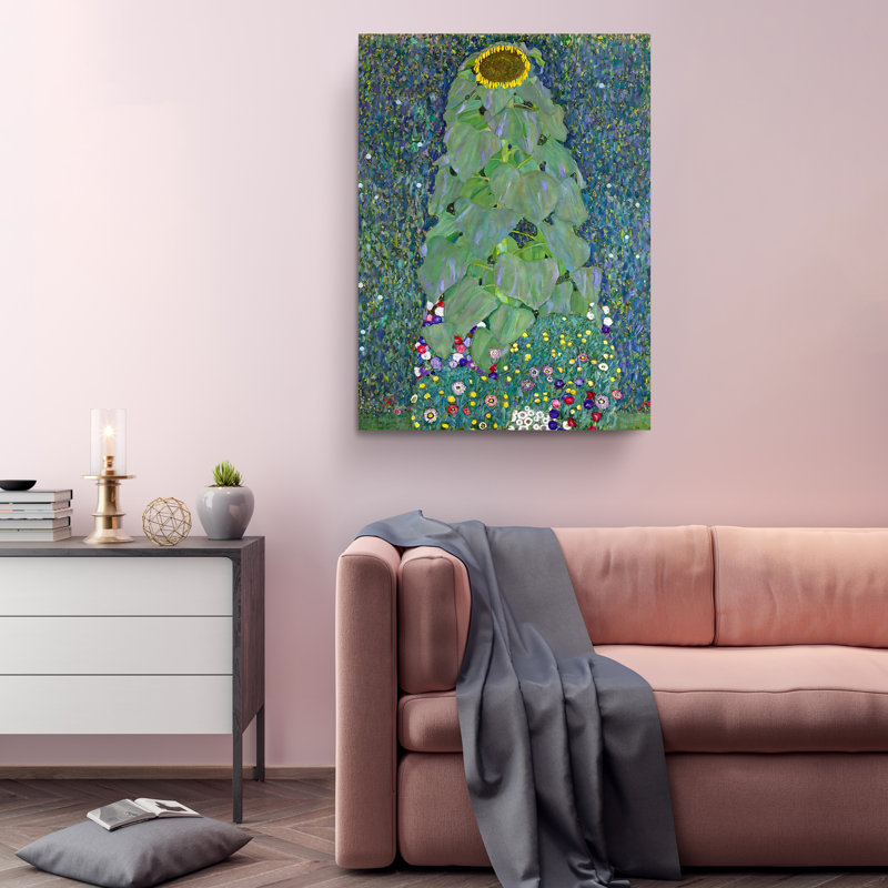 Reproduction de tournesol »par Gustav Klimt, 45" H x 30" W
