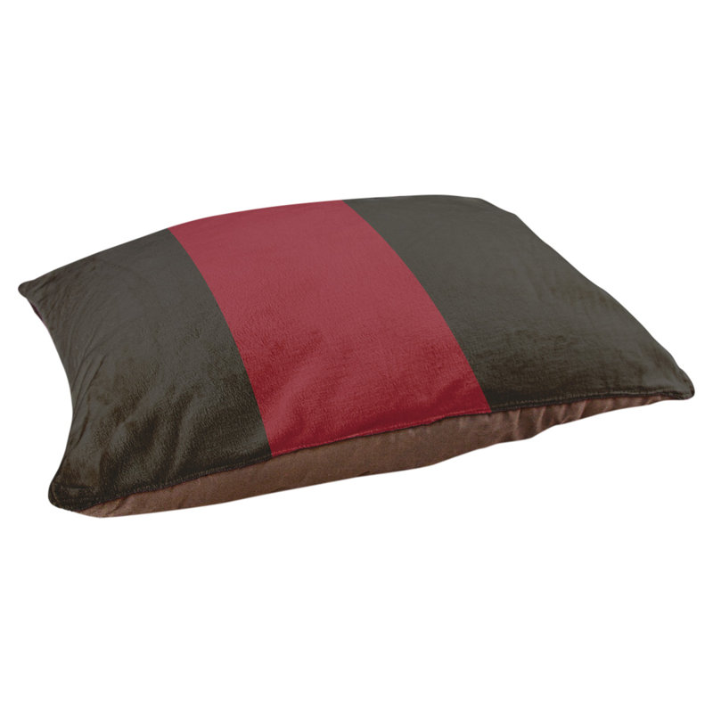 Coussin pour chien hockey Las Vegas, Grand (l 50 po x P 40 po x H 17 po), Noir / rouge / noir