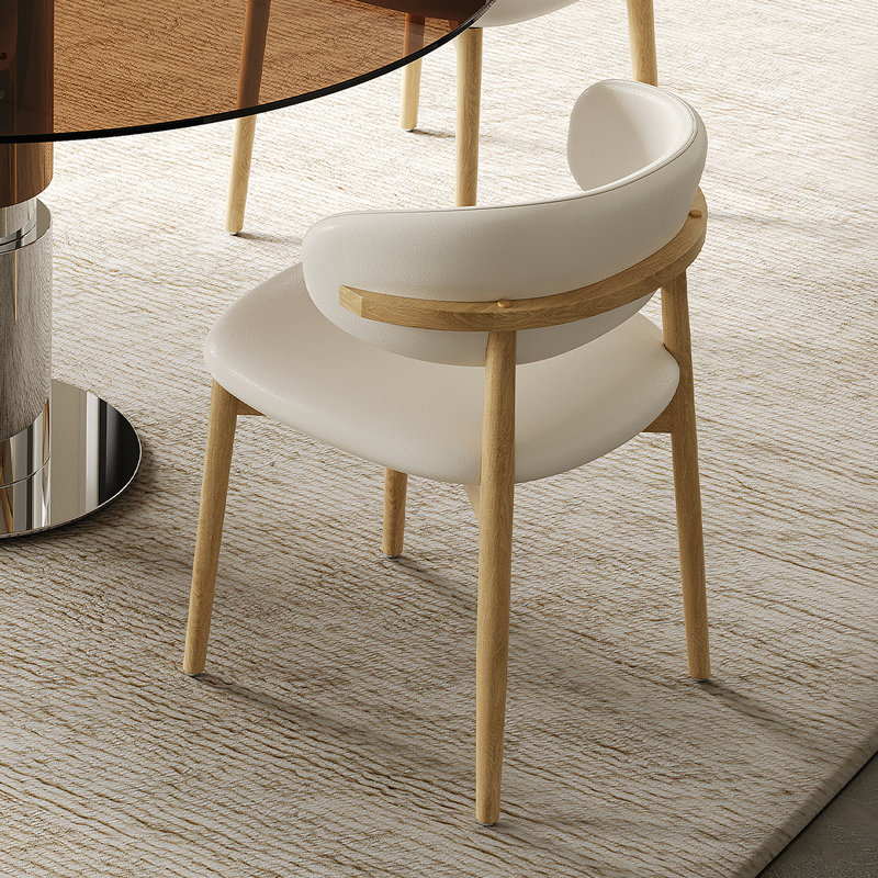 Ensemble de table de salle à manger 3 pièces, petite table ronde avec 2 chaises