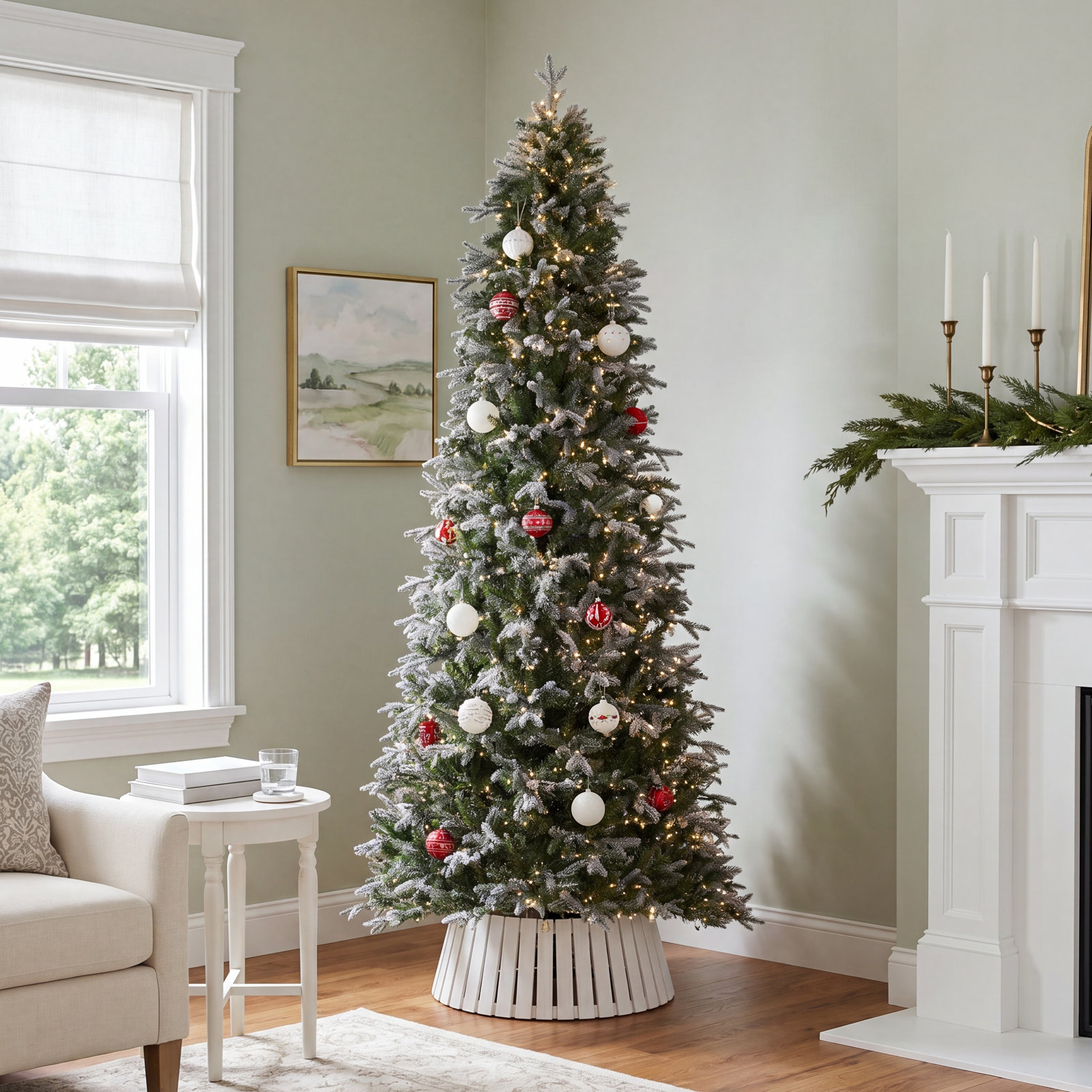 Gevin 9' Pre-Lit Douglas Fir Chrsitmas Tree