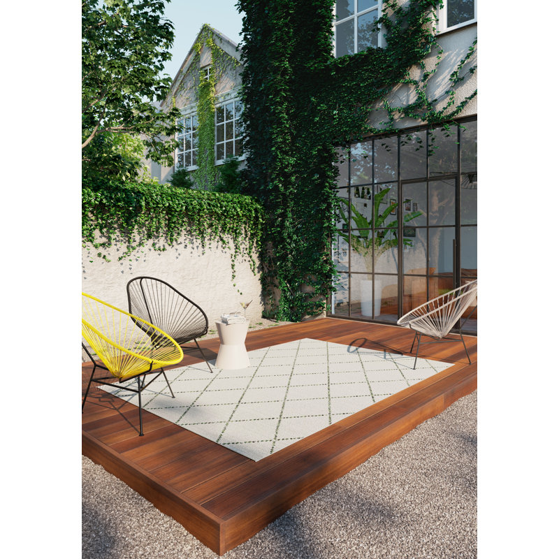 Joelle Argyle Indoor / Outdoor Area Rug, Rectangle 80 x 150cm