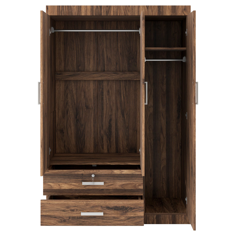 Armoire-penderie à trois portes Baronial, Brown