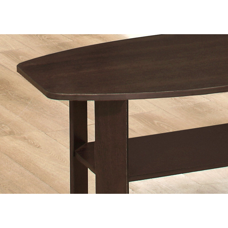 Ensemble de table, ensemble 3 pièces, café, bout, côté, accent, salon, stratifié brun, transitionnel, Espresso