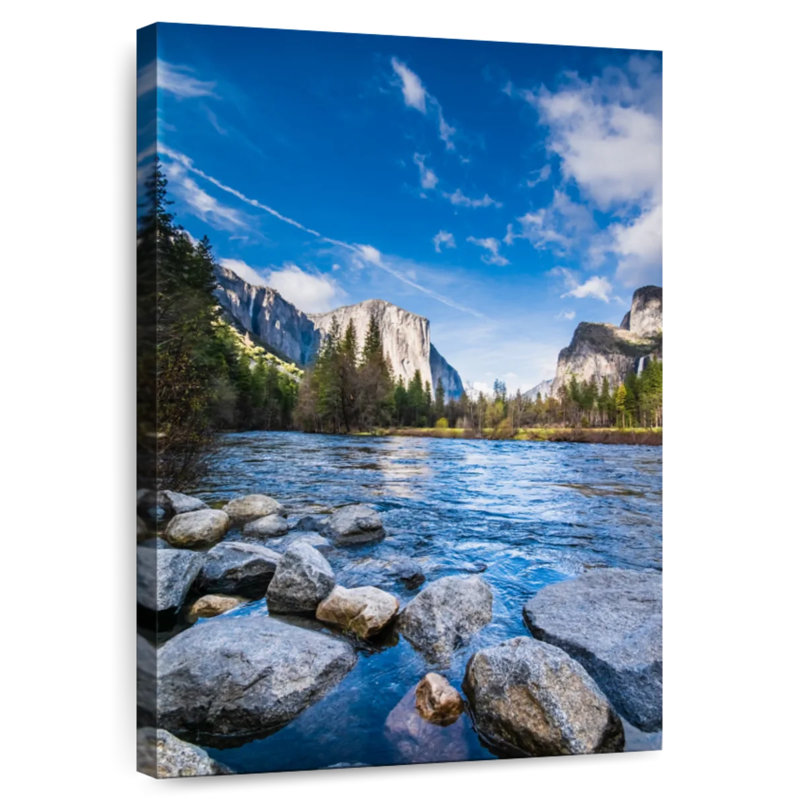 Rivière Alvord à Yosemite, H 36 po x l 24 po