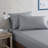 Microfiber Stripe Nautica Fitted Sheet and Standard Pillowcase Sets-87332078-87332077