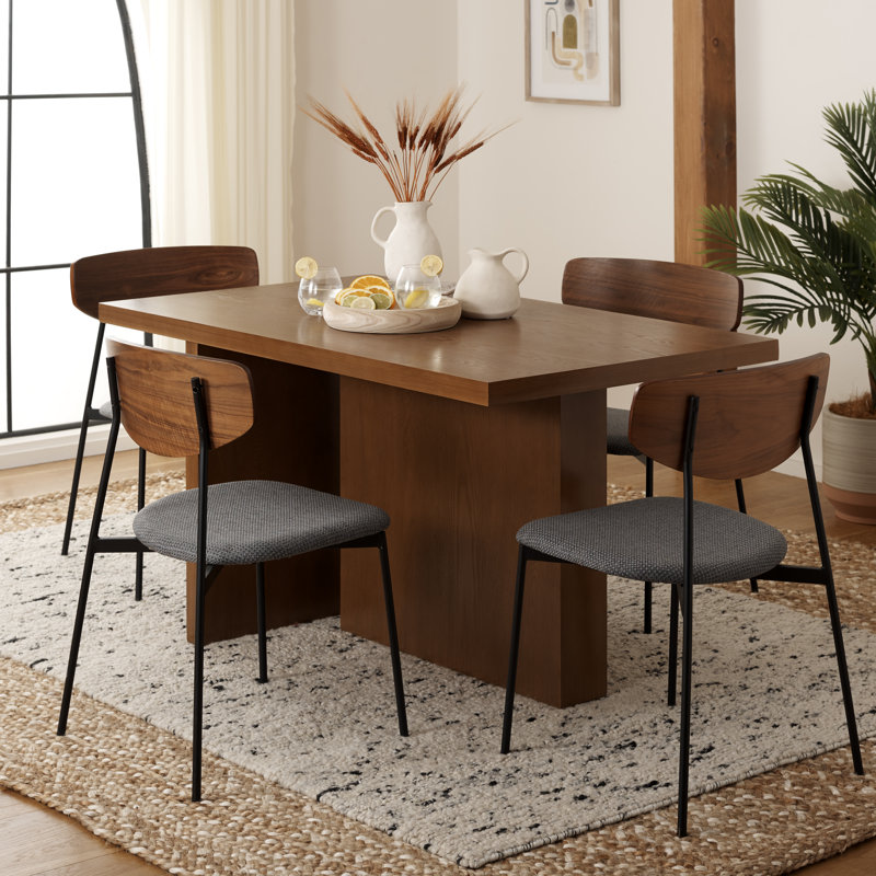 Aava 53.9'' Dining Table, Natural Brown