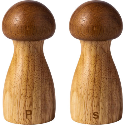 Wooden Salt And Pepper Grinder Set 2 Pack,Salt Grinder Refillable,Adjustable Ceramic Salt Mill -  GO APPLIANCE CENTRAL, LLC, IraB0CYCNP1SN