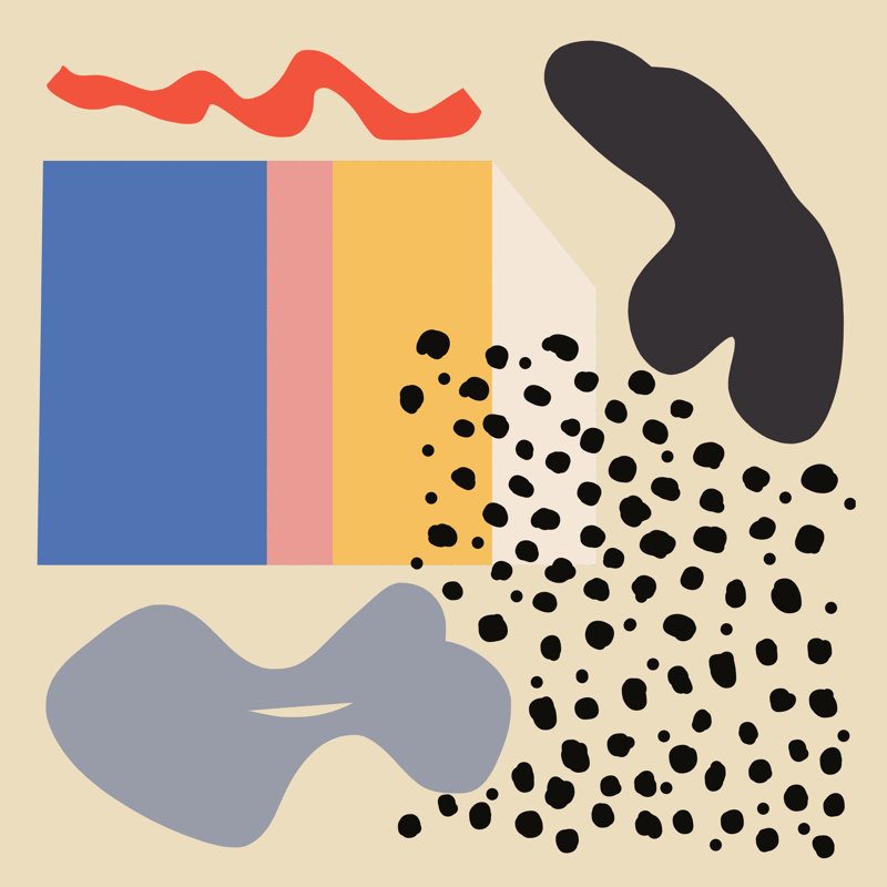 The 90's V by Melissa Wang - Wrapped Canvas Print, 91cm H x 91cm W x 3.8cm D