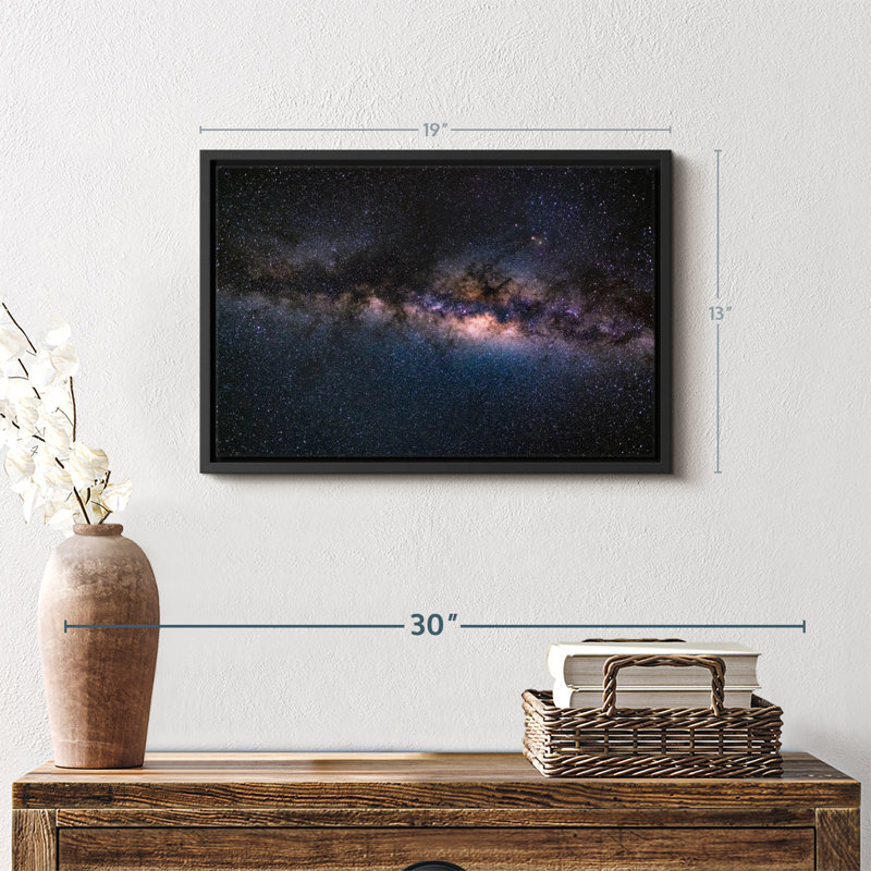 «Milky Way System», reproduction sur toile, H 13 po x l 19 po