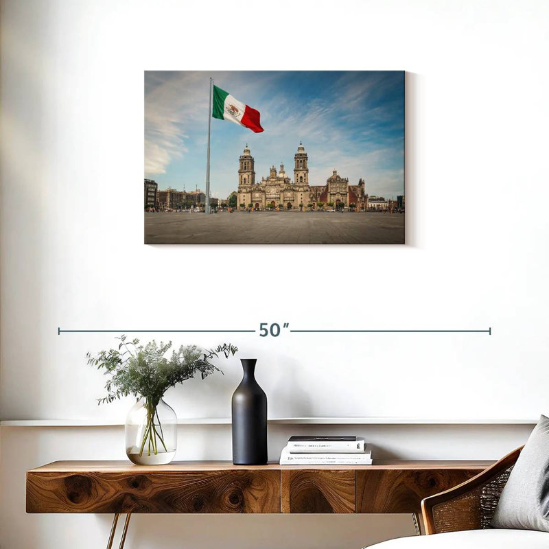 Cathédrale métropolitaine de Mexico, H 20 po x l 30 po