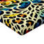 Drap-housse à imprimé léopard Ambesonne_ en couleurs arc-en-ciel_ jaune et multicolore-95976909