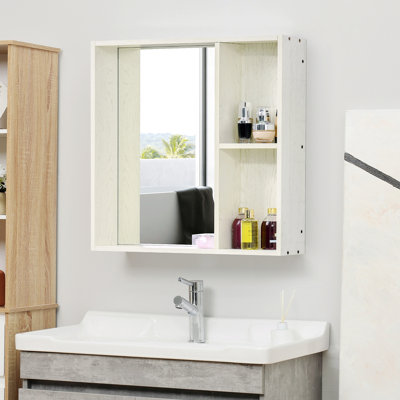 Armoire à pharmacie de salle de bain avec miroir, armoire de toilette