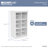Modular Storage 106.97" W 18-Shelf Wood Closet System-98788123