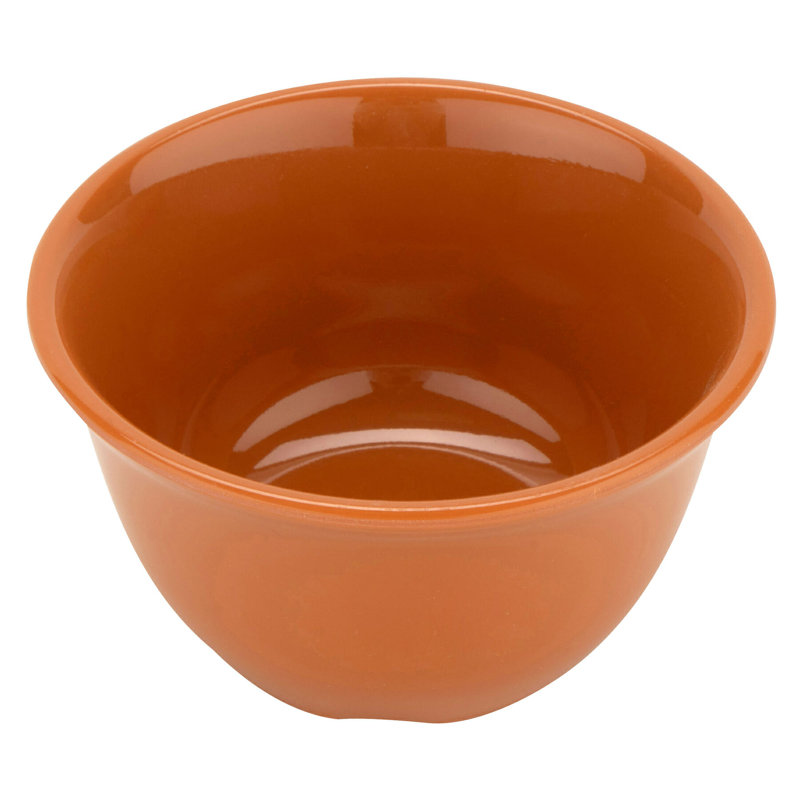 GET Bouillon en mélamine, 7 onces (ensemble de 12), Orange