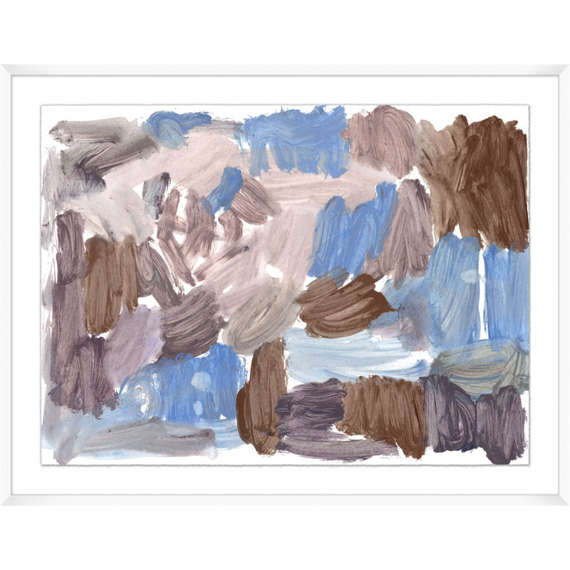 Neutral Scribble Print by Mat Sanders