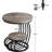 2 Tiers Couch Table,Round Side Table,End Table