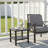 19 Inch Square Metal Outdoor Side Table with 2-Tier All-Weather Design, Perfect for Patio and Balcony Use-593753149