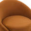 Fauteuil demi-tonneau pivotant de 35,04 po Aunna Nenuphar-1497142508