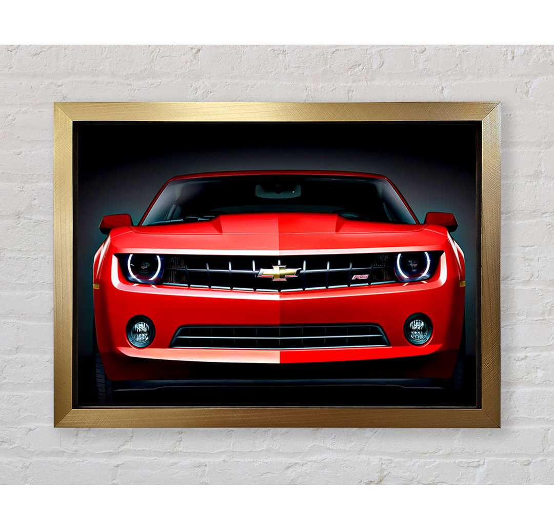 Chevy Camaro Frontgrill - Einzelner Bilderrahmen Kunstdrucke