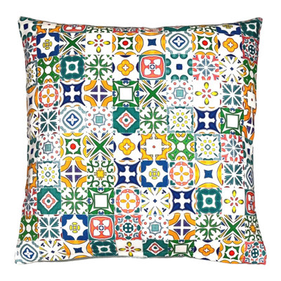 Bassiru Geometric Square Euro Pillow Cover