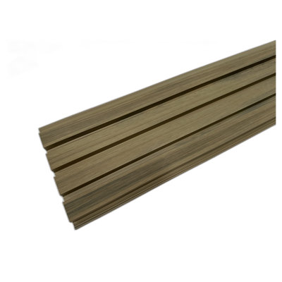 Panneau de revêtement extérieur 94,5 "x 8,5" en panneau de composite européen, résistant aux intempéries et aux rayons UV