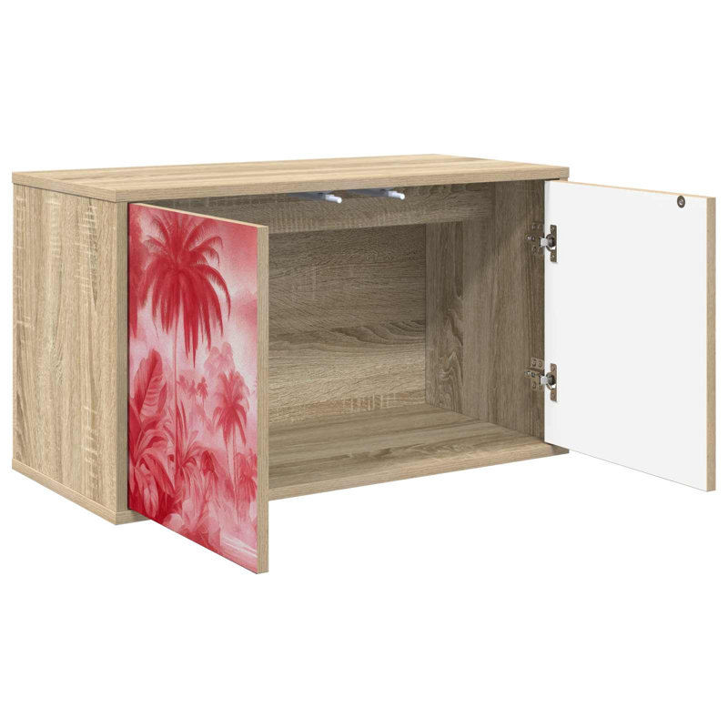 Unfinished with Fireplace Included, Sonoma Oak