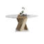 Baelie 1 LEAF ROUND DINING TABLE WOOD N°50-121861781-121861782